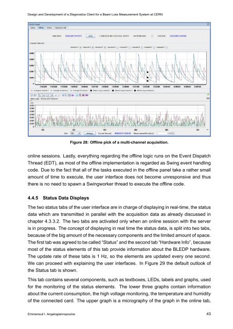 Design and Development of a Diagnostics Client for a Beam Loss ...