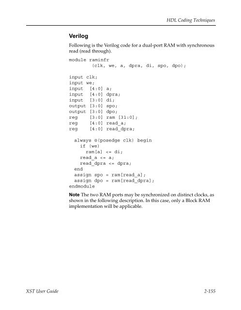 Xilinx Synthesis Technology User Guide