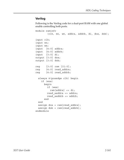 Xilinx Synthesis Technology User Guide