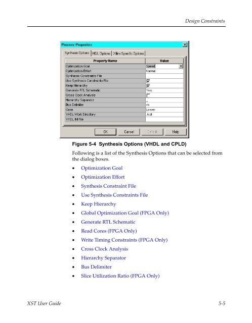 Xilinx Synthesis Technology User Guide