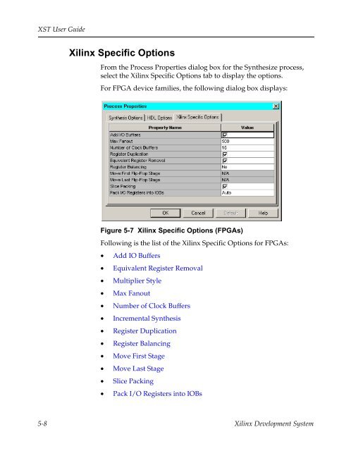 Xilinx Synthesis Technology User Guide