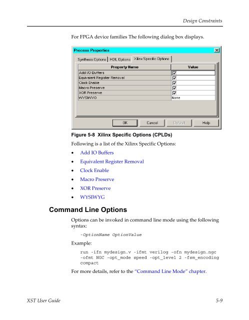 Xilinx Synthesis Technology User Guide