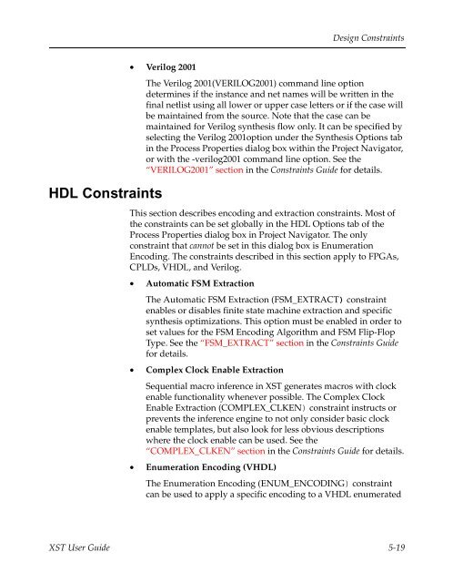 Xilinx Synthesis Technology User Guide