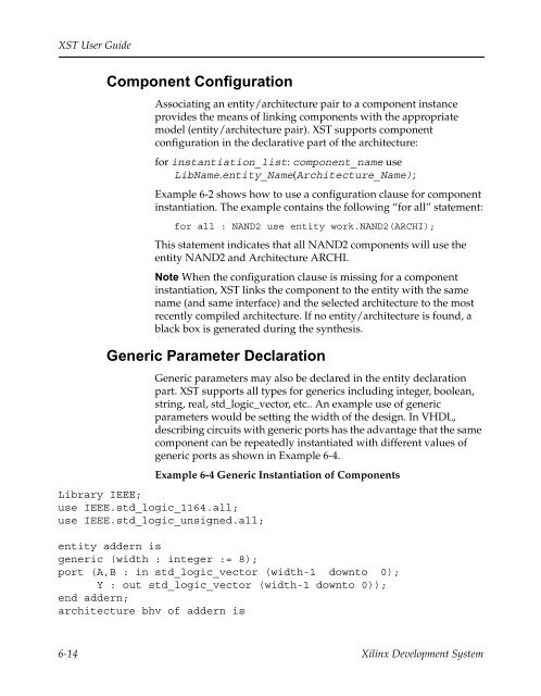 Xilinx Synthesis Technology User Guide