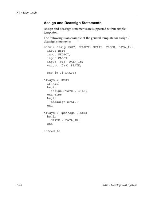 Xilinx Synthesis Technology User Guide