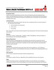 Hose & Nozzle Technique: Drill 4 & 5 - CFBT-US!