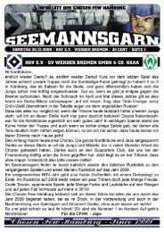 Werder Bremen GmbH & Co KG aA - Chosen Few Hamburg 1999