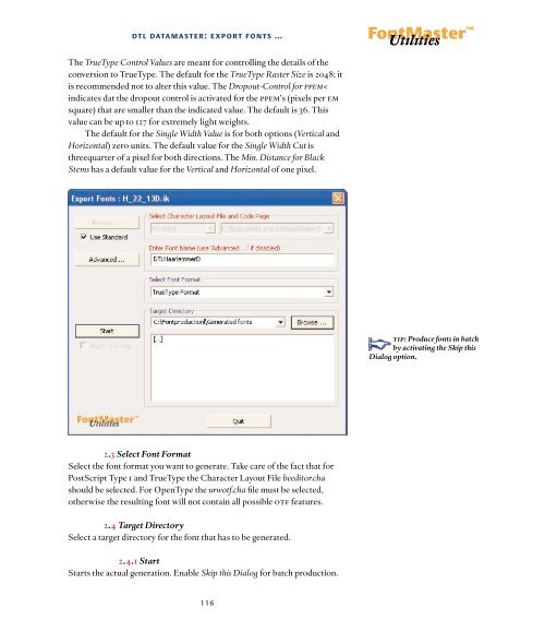 DTL FontMaster Manual1.1 PDF