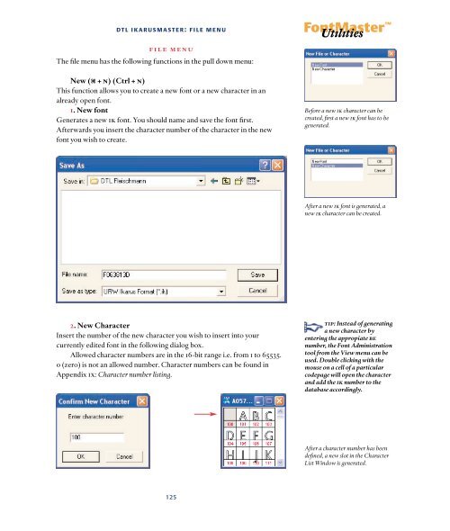 DTL FontMaster Manual1.1 PDF