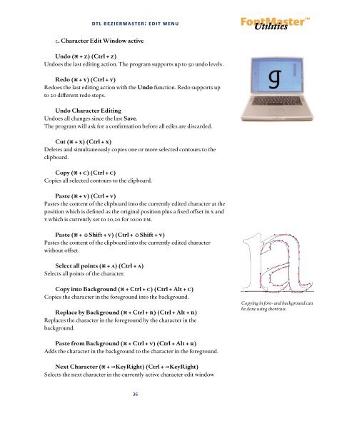 DTL FontMaster Manual1.1 PDF