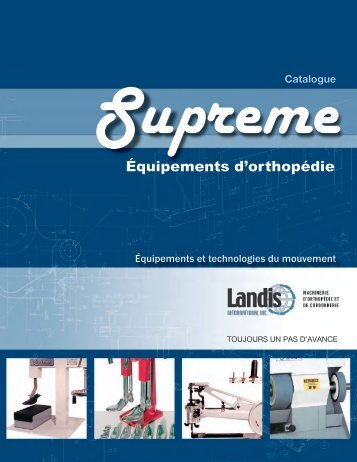 Équipements d'orthopédie - Landis Letendre