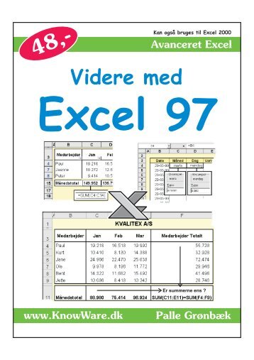 Videre med Excel 97 - PDF - KnowWare