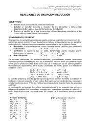 REACCIONES DE OXIDACIÓN-REDUCCIÓN - CFIE de Burgos