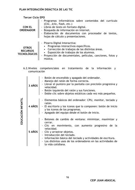 plan tic juan abascal - CFIE de Burgos - Junta de Castilla y León