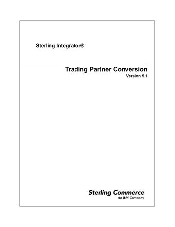 Trading Partner Conversion