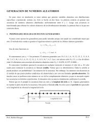 GENERACION DE NUMEROS ALEATORIOS - Web del Profesor