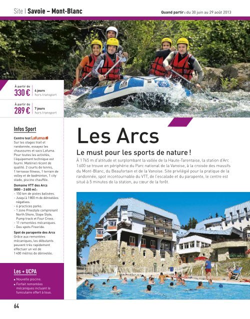 Sites montagne - France - UCPA