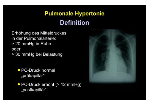 Pulmonale Hypertonie - HRZ Uni Marburg: Online-Media+CGI-Host