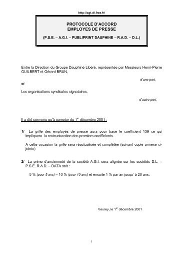 Accord grille des salaires employés - Filpac-CGT du Dauphiné ...