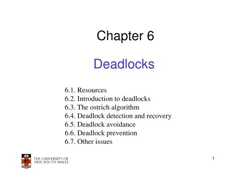 The Ostrich Algorithm Deadlocked