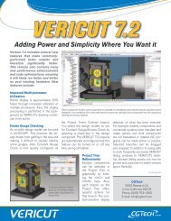 Download VERICUT 7.2 Flyer - CGTech