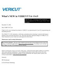 What's NEW in VERICUT 5.4 -5.4.5 - CGTech