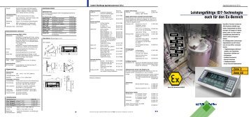 Leistungsfähige ID7-Technologie auch für den Ex ... - Mettler Toledo