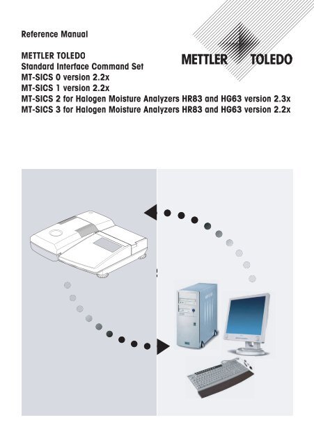 Reference Manual MT-SICS for Halogen Moisture ... - Mettler Toledo