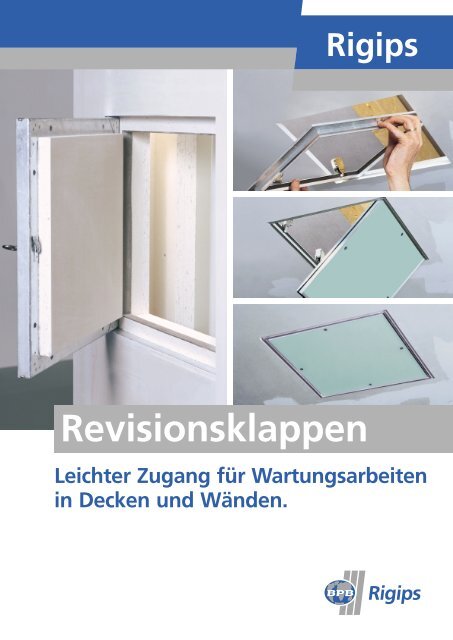 Revisionsklappen - Rigips