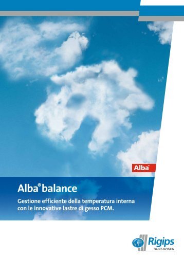 Lastre di gesso Alba®balance. Potete scegliere. - Rigips