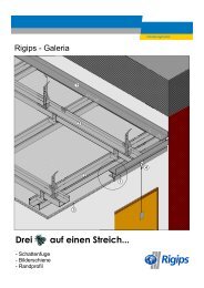 Drei auf einen Streich... - Rigips