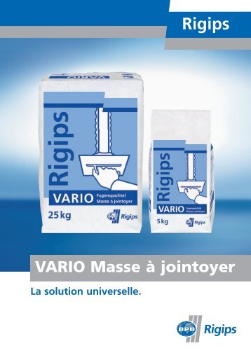 VARIO Masse à jointoyer - Rigips