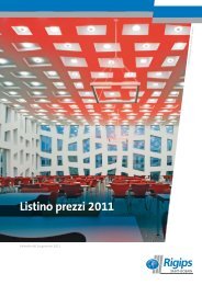 Listino prezzi 2011 - Rigips