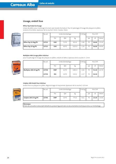 Plaques Rigips