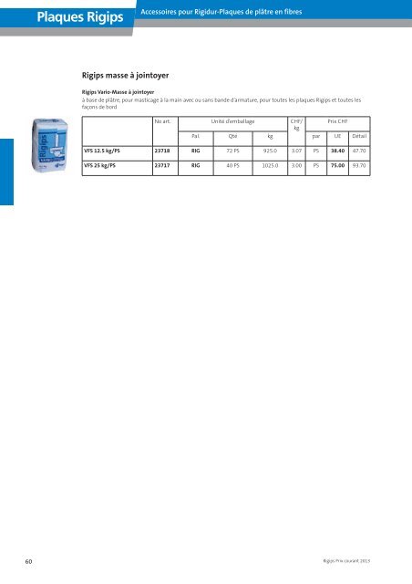 Plaques Rigips