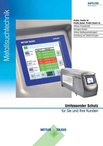 M etallsuchtechnik - Mettler Toledo