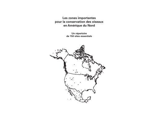 Les zones importantes pour la conservation des oiseaux en ...