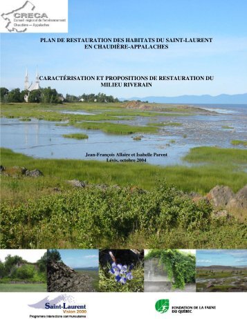 Plan de restauration des habitats du Saint-Laurent en Chaudière ...