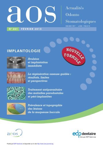 PDF (3.964 MB) - Actualités Odonto-Stomatologiques