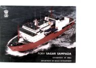 Fishery And Oceanographic Research Vessel SAGAR SAMPADA