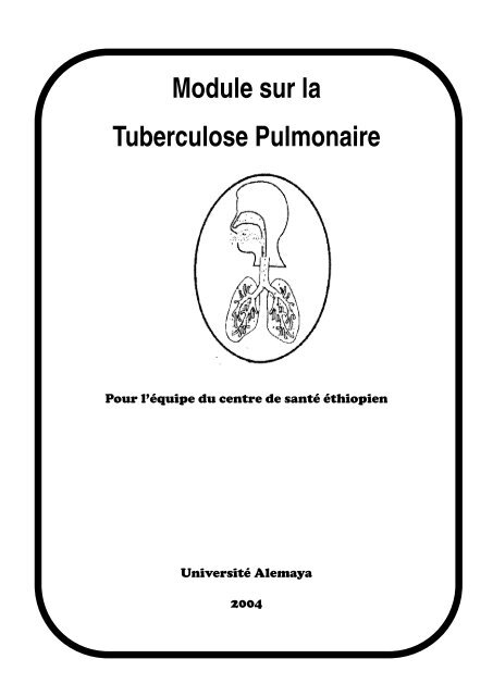 Module sur la Tuberculose Pulmonaire - The Carter Center