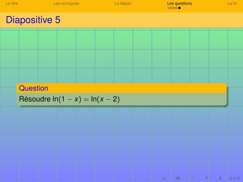 Calculs basiques avec le logarithme népérien - Calcul mental