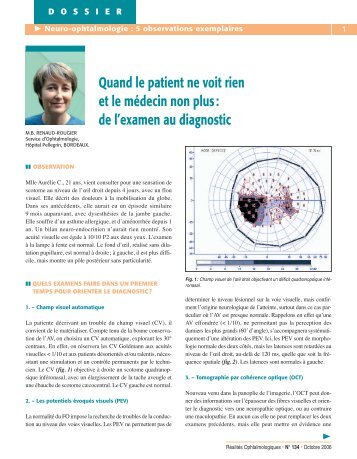 Quand le patient ne voit rien et le médecin non plus ... - Metrovision