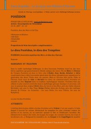 Encyclopédie : Le Garçon aux Bâtons d'Encens 1 POSÉIDON