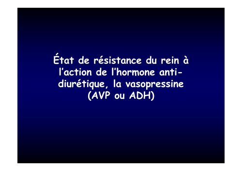 Diabète insipide, néphrogénique congénital - CHU Toulouse