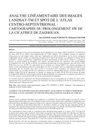 analyse linéamentaire des images landsat-tm et spot de l'atlas ...