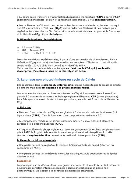 1. Hybridation et polyploïdisation