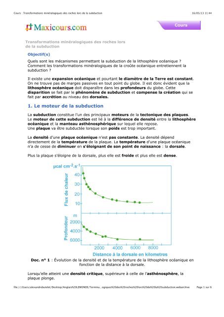 1. Hybridation et polyploïdisation