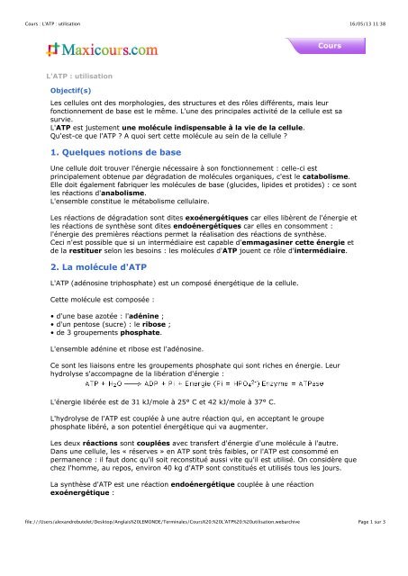 1. Hybridation et polyploïdisation