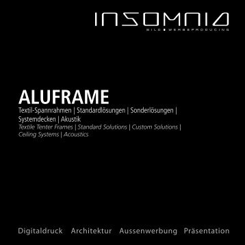 Insomnia - Aluframe - ÜBERSICHT